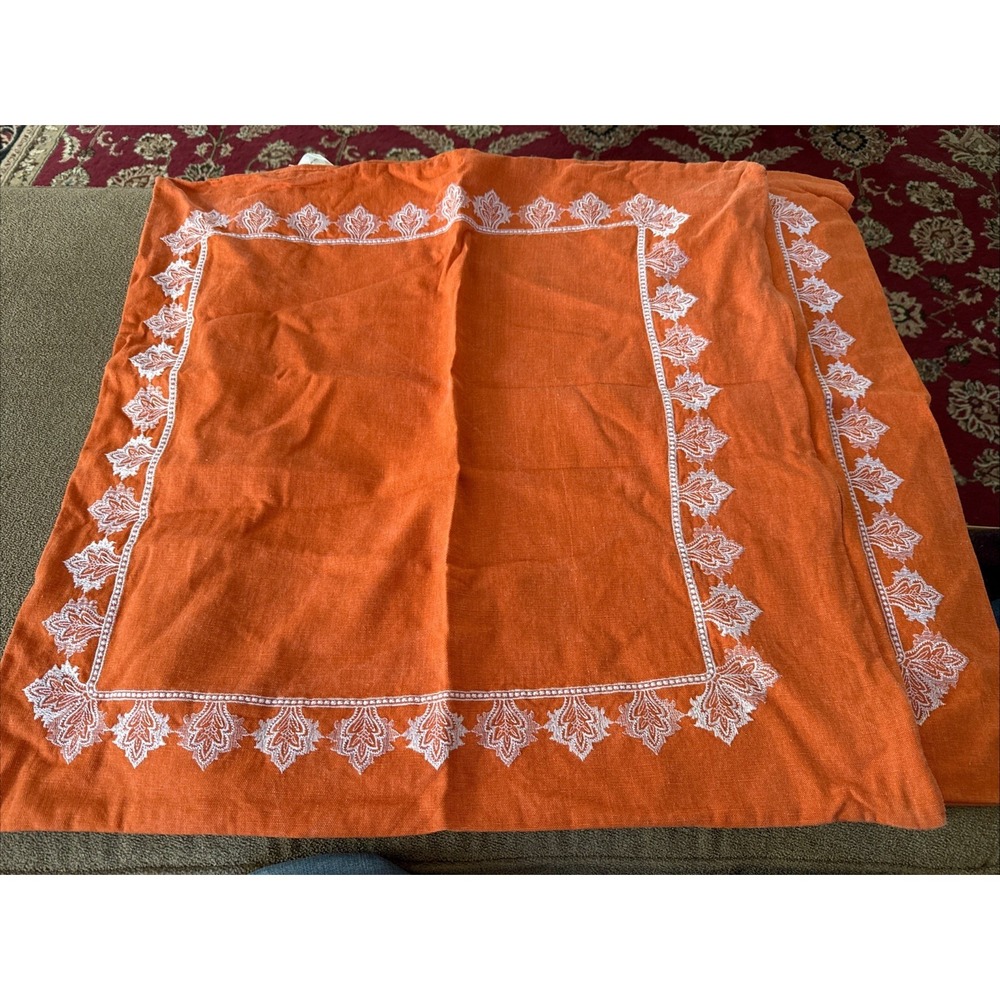 Madison Park "Nisha" Set of 2 Pillow Covers Shams 25"x25" (TD)